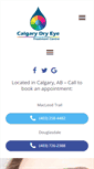 Mobile Screenshot of calgarydryeye.com